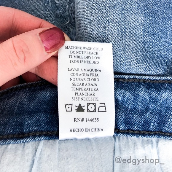 KanCan | Lorena Distressed Denim Skirt - Picture 5 of 7